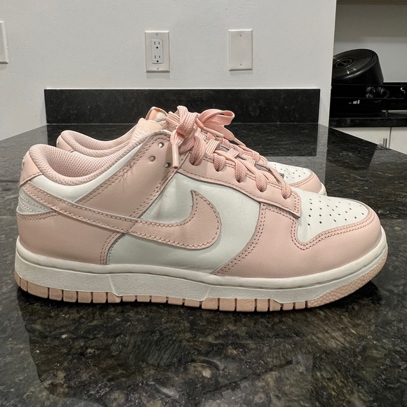 Nike. Women’s Dunk Low Orange Pearl. Size 7. Gently Worn. No Box. - Picture 2 of 3